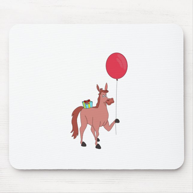 Tapis De Souris Happy Birthday Horse (Devant)