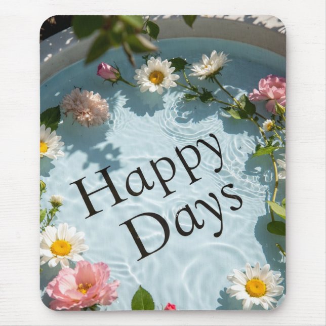 Tapis De Souris Happy Days Mousepad (Devant)