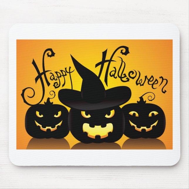Tapis De Souris Happy Halloween (Devant)