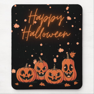 Tapis De Souris Happy Halloween Postcard