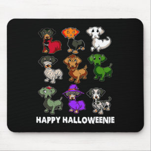 Tapis De Souris Happy Halloweenie Dachshund Dachshund Halloween Gi