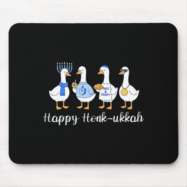 Tapis De Souris Happy Honkukkah Hanukkah Funny Chanukah Jewish Fes (Devant)