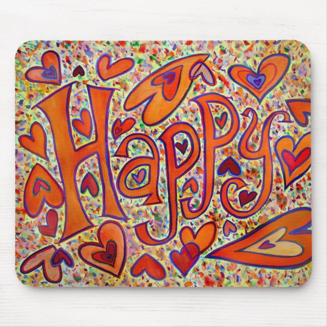 Tapis De Souris Happy Mousepad (Devant)