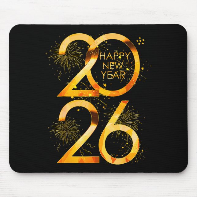 Tapis De Souris Happy New Year Party Supplies 2026 Family Matching (Devant)