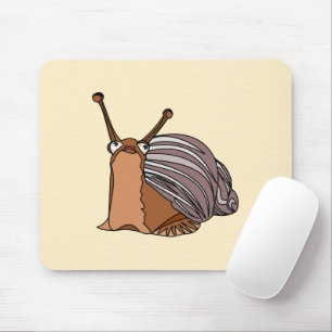 Tapis De Souris Happy Snail Souris - Peinture - Vos Couleurs