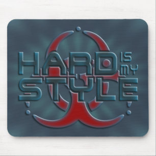Tapis De Souris Hard est mon style 3D J'aime la musique hardstyl