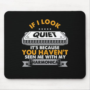 Tapis De Souris Harmonica Instrument Blues Cadeau Musique acoustiq