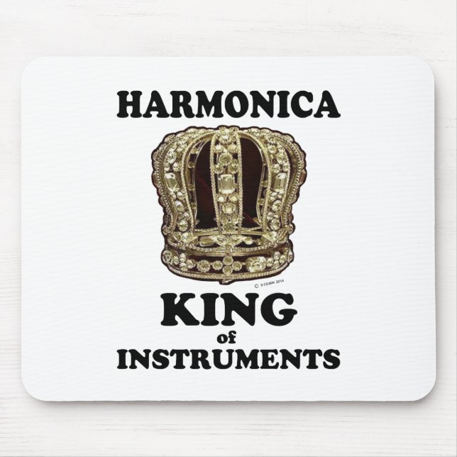 Tapis De Souris Harmonica King of Instruments (Devant)