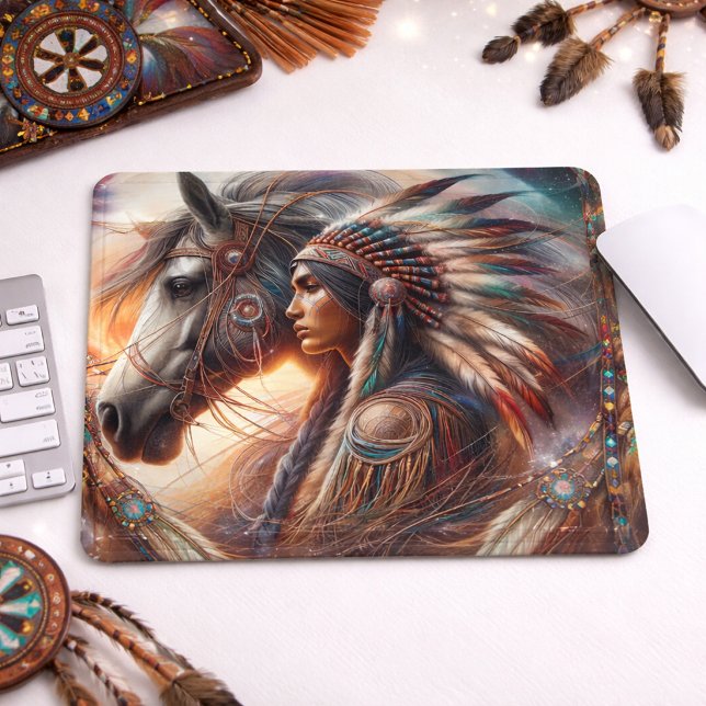Tapis De Souris Harmonie de l'Esprit et du Cheval (Créateur téléchargé)