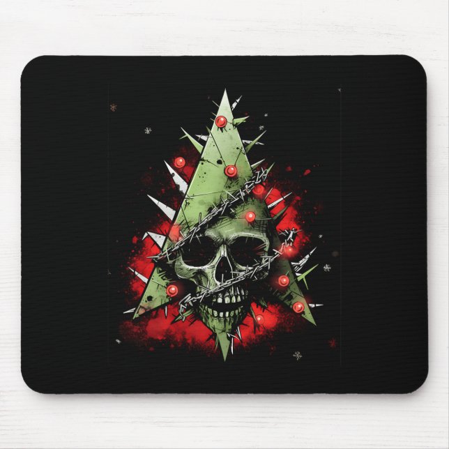 Tapis De Souris Harmonisation des contrastes Arbre de Noël rencont (Devant)
