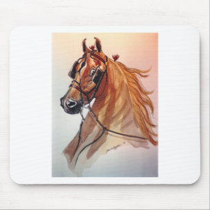 Tapis De Souris Harnais d'amende de cheval de Saddlebred