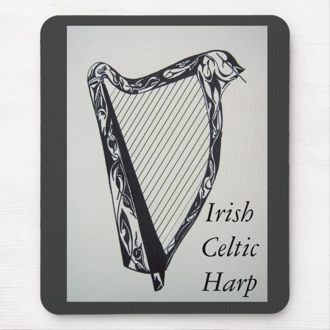 Tapis De Souris Harpe celtique irlandaise (Devant)