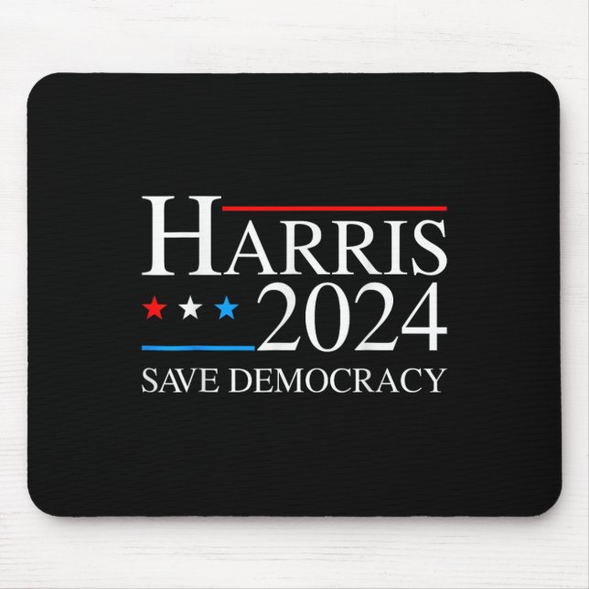 Tapis De Souris Harris 2024 Save Democratic Election Campaign Us F (Devant)