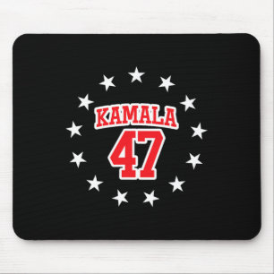 Tapis De Souris Harris 47e Président Étoiles Rouge Blanc & Ble