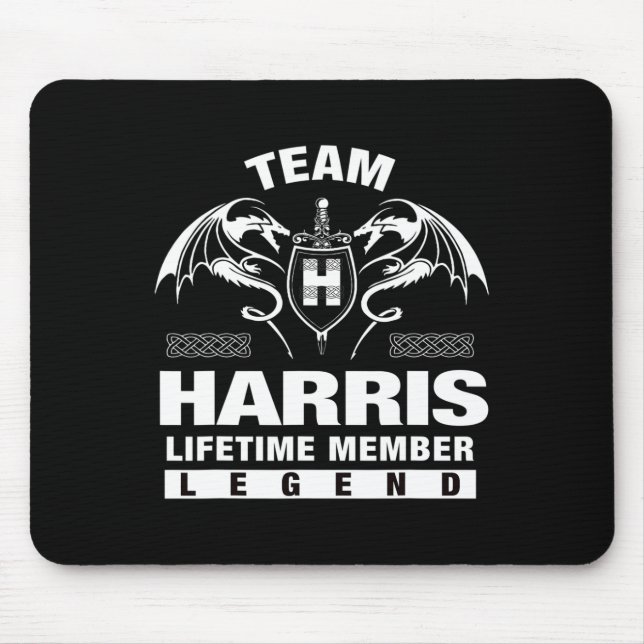 Tapis De Souris Harris Cadeaux membres à vie (Devant)