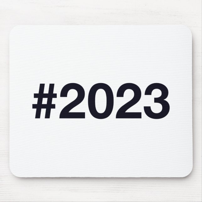 Tapis De Souris Hashtag 2023 (Devant)
