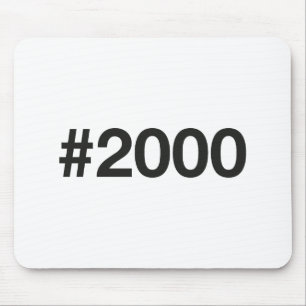 Tapis De Souris Hashtag 25 Anniversaire 2000