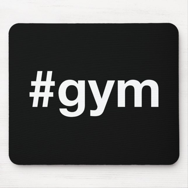Tapis De Souris Hashtag GYM (Devant)