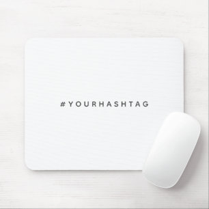 Tapis De Souris Hashtag   Votre tendance moderne médias sociaux #