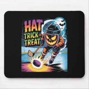 Tapis De Souris Hat Trick ou un traitement drôle de hockey sur gla