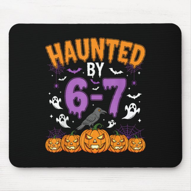 Tapis De Souris Haunted By 67 Funny Halloween Novelty Costume Meme (Devant)