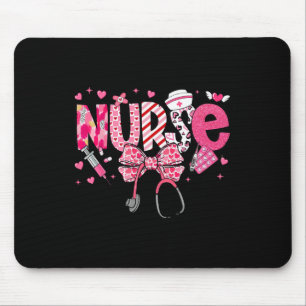 Tapis De Souris Haut de blouse pour infirmière Saint Valentin Femm