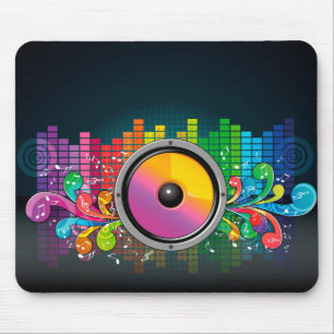 Tapis De Souris Haut-parleur rétro