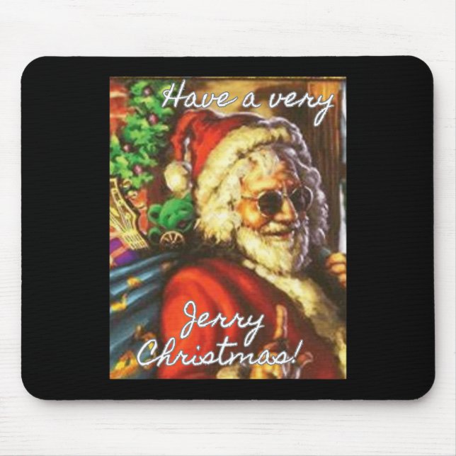 Tapis De Souris Have A Very Jerry Christmas Garcia Santa Holiday  (Devant)