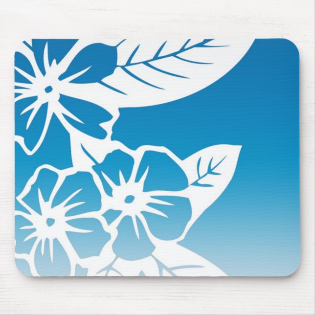 Tapis De Souris Hawaï bleue (Devant)