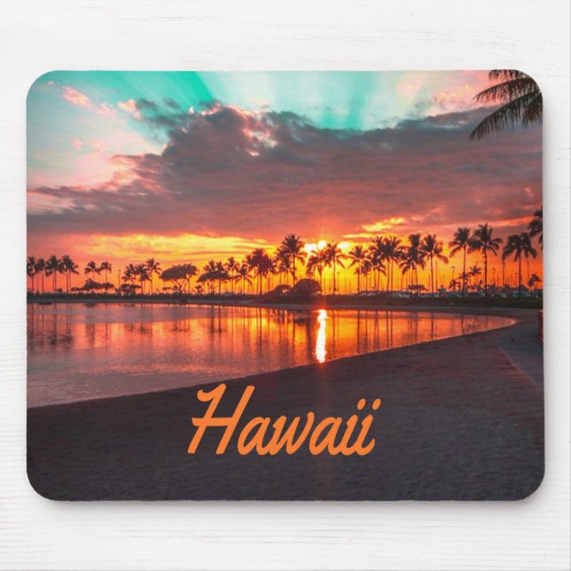 Tapis De Souris Hawaii Beach Hawaii Îles Hawaii (Devant)