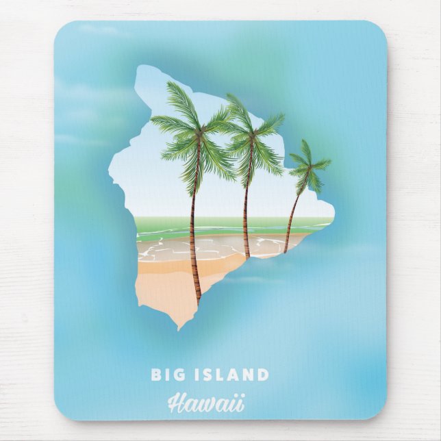 Tapis De Souris Hawaii Big Island (Devant)