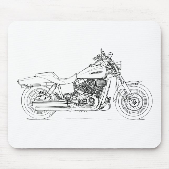 Tapis De Souris HD CVO Dyna gros Bob 2009 (Devant)
