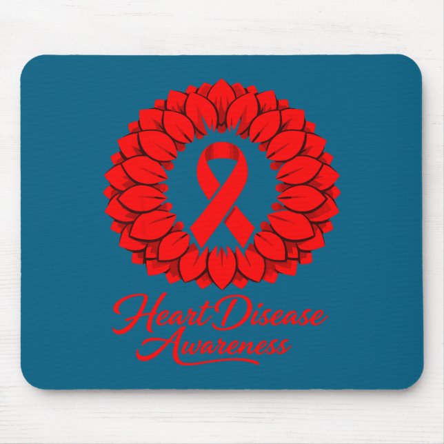 Tapis De Souris Heart Disease Awareness  (Devant)