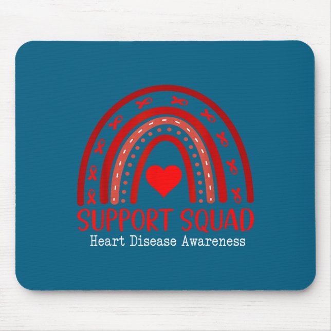 Tapis De Souris Heart Disease Awareness Month Open Heart Diseases  (Devant)