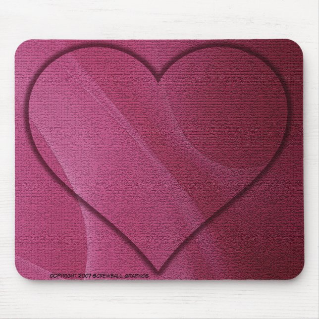 Tapis De Souris Heart Mousepad (Devant)
