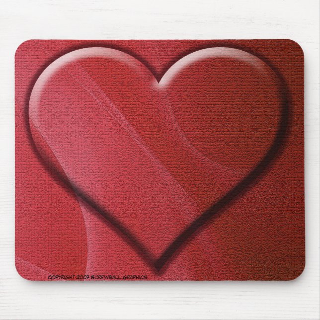 Tapis De Souris Heart Mousepad (Devant)