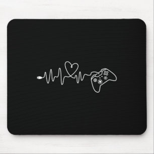 Tapis De Souris Heartbeat - Jeu de console Lover Jeu vidéo Pc