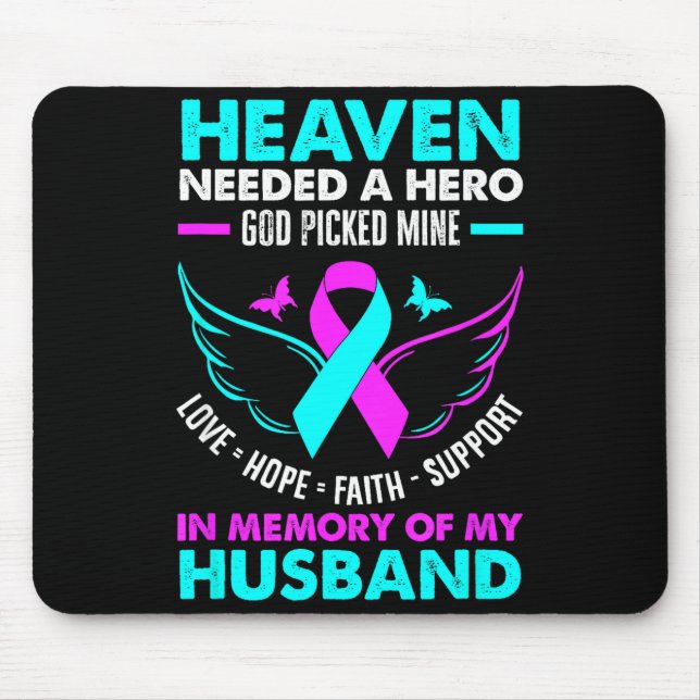 Tapis De Souris Heaven Needed Hero God Ck Mine Husband Suicide Pre (Devant)