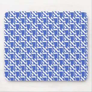 Tapis De Souris Hébreu Aleph Tav White