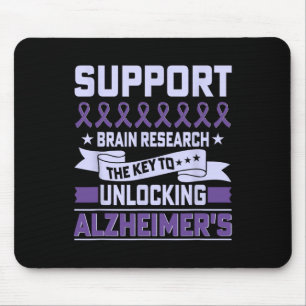 Tapis De Souris Heimerheimer Blessure cérébrale Design Purple Heim