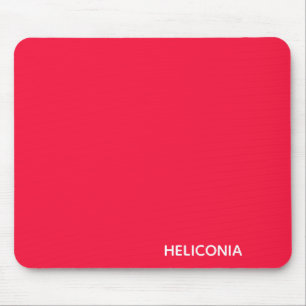 Tapis De Souris Heliconia red color