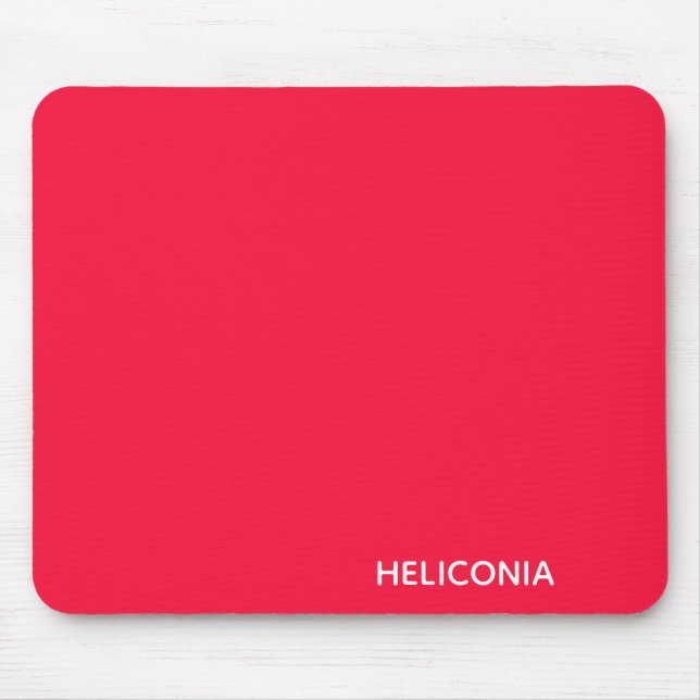 Tapis De Souris Heliconia red color (Devant)