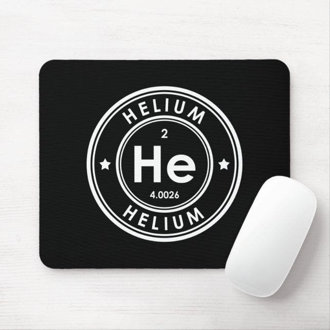 Tapis De Souris Hélium Élément noir Souris (Avec souris)
