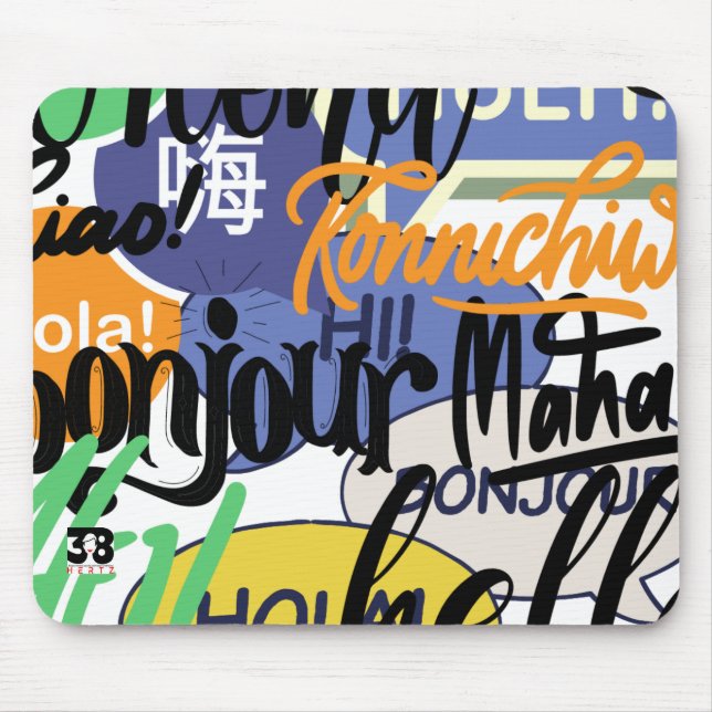 Tapis De Souris Hello World (Devant)