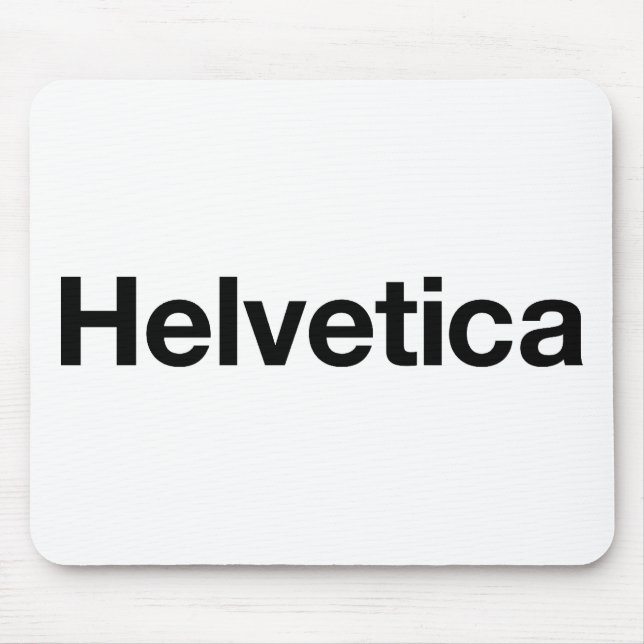 Tapis De Souris Helvetica (Devant)