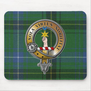 Tapis De Souris Henderson Tartan & Badge
