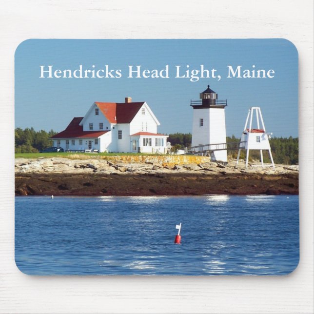 Tapis De Souris Hendricks Head Light, Maine Mousepad (Devant)
