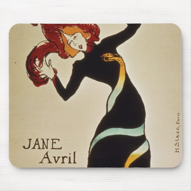 Tapis De Souris Henri De Toulouse-Lautrec | Jane Avril 1899 (Devant)