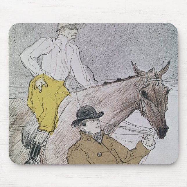 Tapis De Souris Henri De Toulouse-Lautrec | que le jockey a mené (Devant)