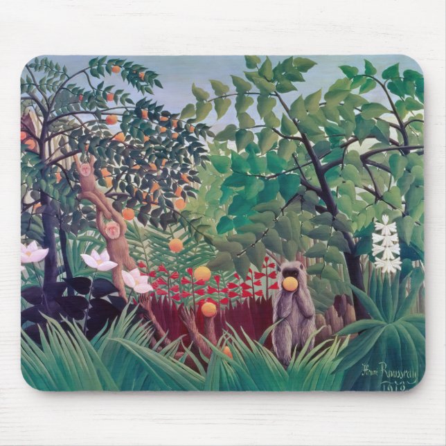 Tapis De Souris Henri Rousseau - Exotic Landscape (Devant)